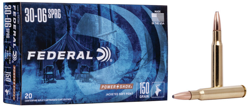 Federal PowerShok 30-06 Springfield 150gr JSP