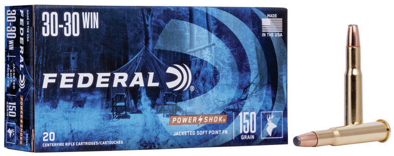 Federal Power-Shok 30-30 Winchester 150gr SP FN