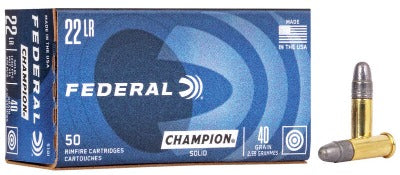 Federal Champion Training 22LR 40gr LRN #510