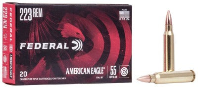 Federal 223 Rem 55gr FMJ-BT