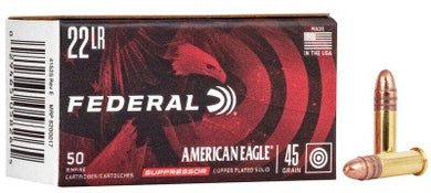 American Eagle Rimfire Suppressor 22LR 45gr CPRN (50ct)