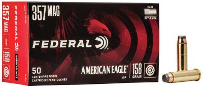 Federal 357 Mag 158gr JSP *AE357A