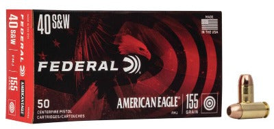 Federal 40 S&W 155gr FMJ *AE40R2