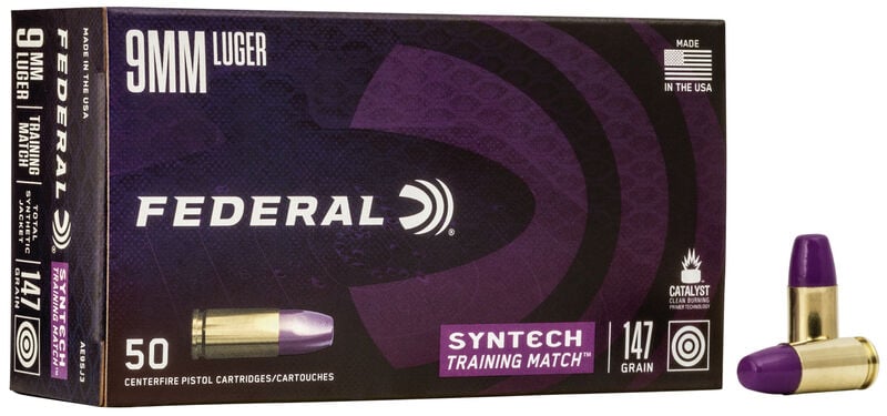 Federal 9mm 147gr Syntech Match AE9SJ3