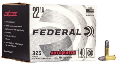 Federal Auto Match 22LR 40gr LRN