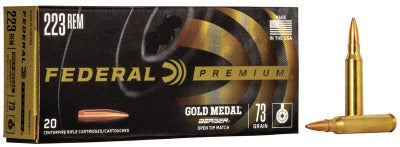 Federal Premium GM 223 Rem 73gr Berger BT Target