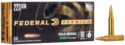 Federal Premium GM 223 Rem 69gr Sierra MatchKing BTHP