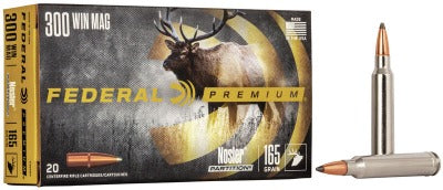 Federal Premium 300 Win Mag 165gr Nosler Partition