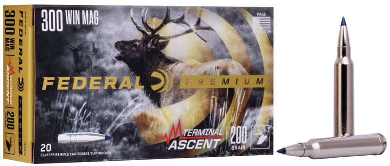 Federal Premium 300 Win Mag 200gr Terminal Ascent