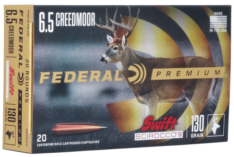 Federal Premium 6.5 Creedmor 130gr Swift Scirocco