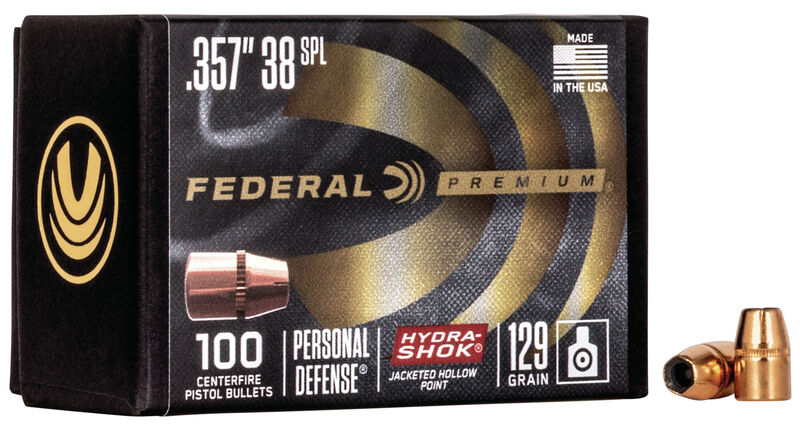Federal Premium .357 Mag 129gr Hydra-Shok - BLUE COLLAR RELOADING