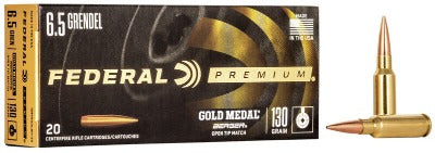 Federal Premium 6.5 Grendel 130gr Berger AR Hybrid OTM - BLUE COLLAR RELOADING