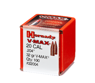 Hornady 20cal 32gr V-Max #22004 - BLUE COLLAR RELOADING