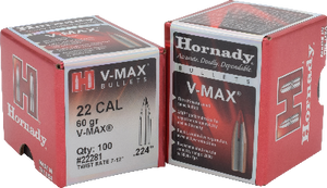 Hornady 22cal 60gr V-Max #22281 - BLUE COLLAR RELOADING