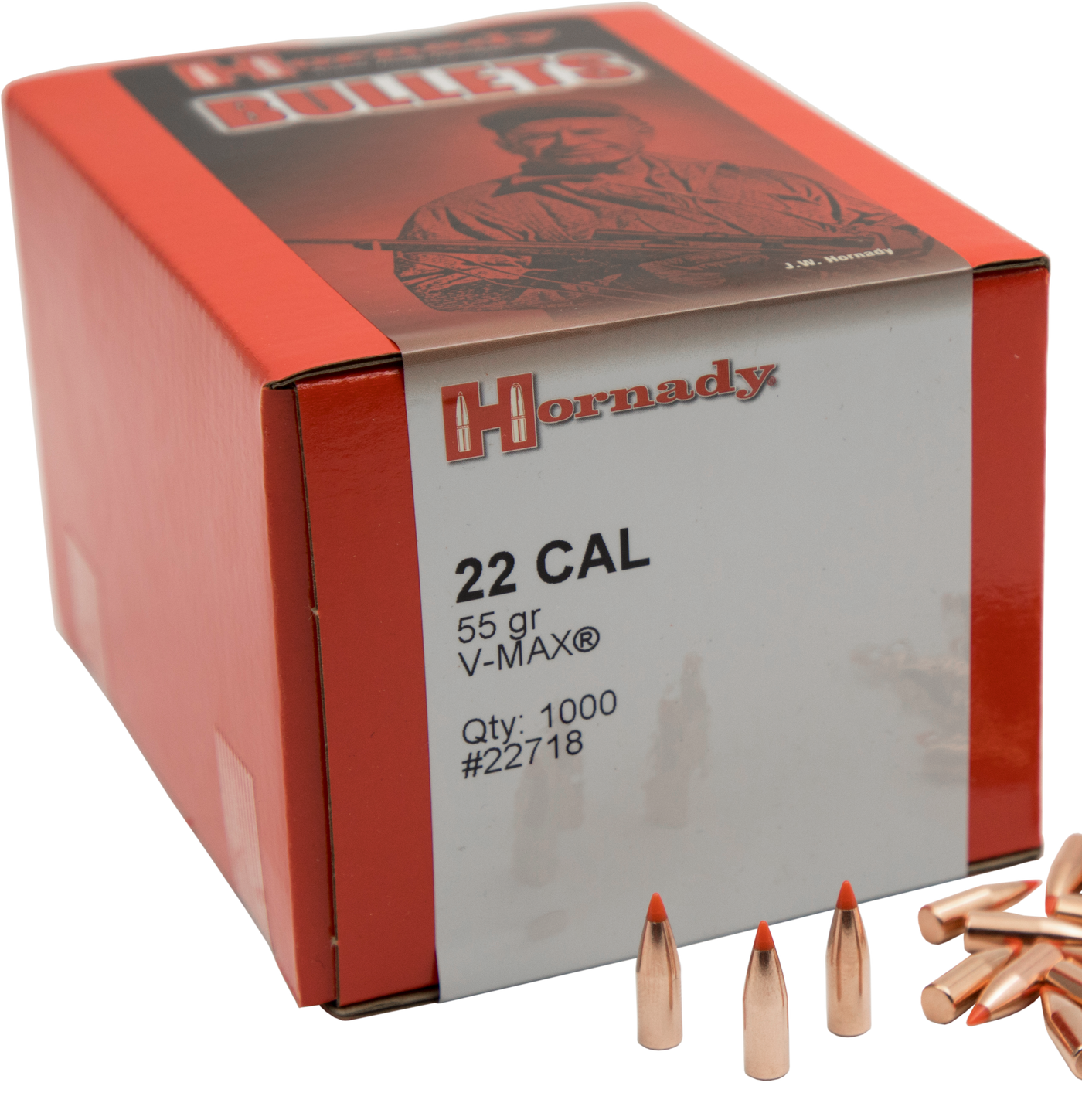 Hornady 22cal 55gr V-Max #22718 - BLUE COLLAR RELOADING