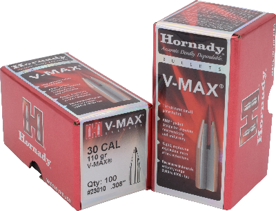 Hornady 30cal 110gr V-Max #23010 - BLUE COLLAR RELOADING