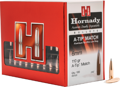 Hornady 6mm 110gr A-Tip Match #24531 - BLUE COLLAR RELOADING