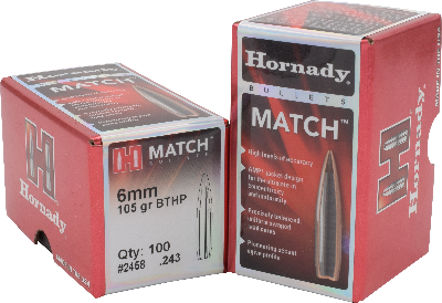 Hornady 6mm 105gr BTHP - BLUE COLLAR RELOADING