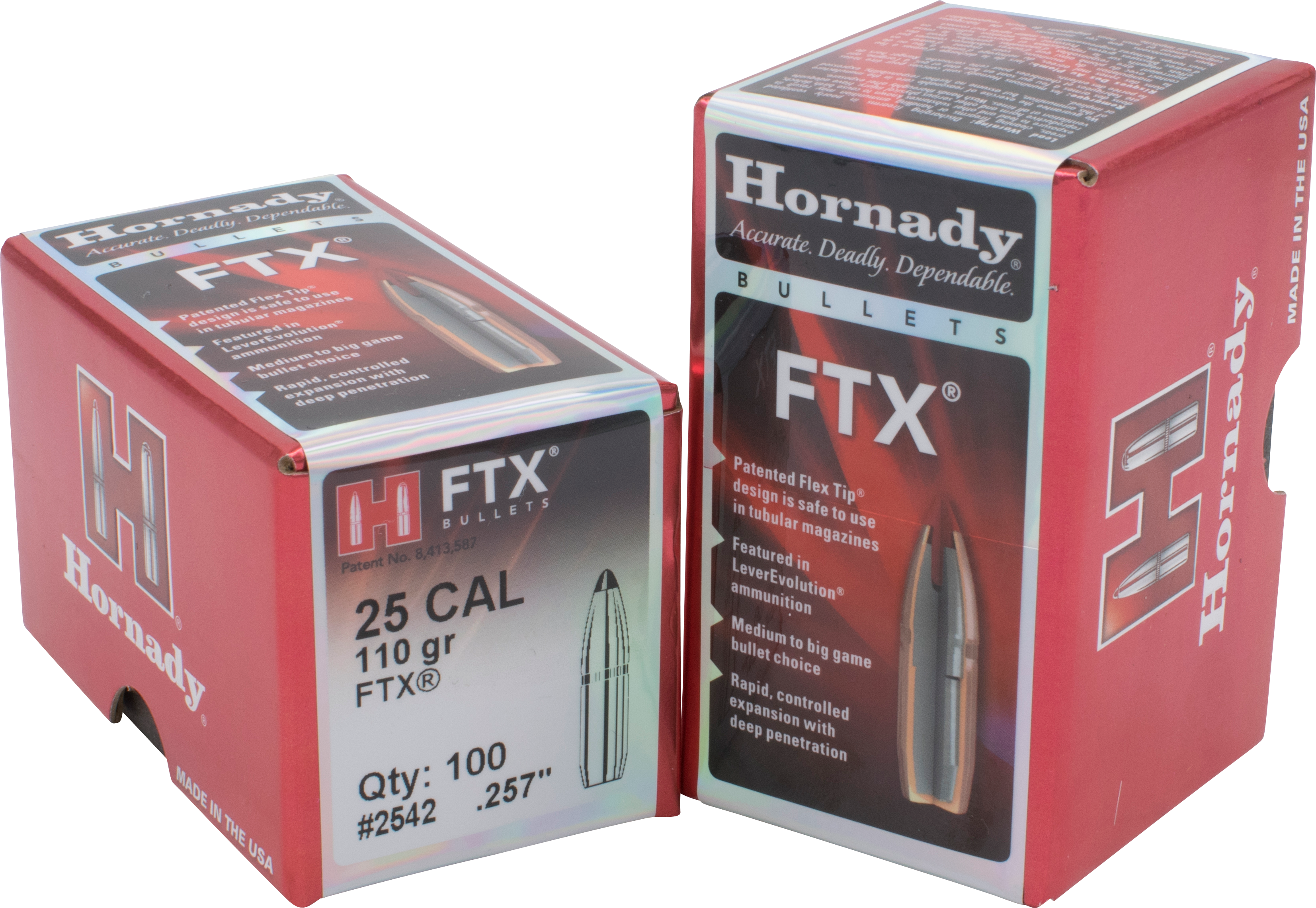 Hornady 25cal 110gr FTX  #2542 - BLUE COLLAR RELOADING