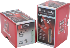 Hornady 25cal 110gr FTX  #2542 - BLUE COLLAR RELOADING