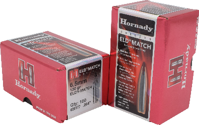 Hornady 6.5mm 130gr ELD-Match  #26177 - BLUE COLLAR RELOADING