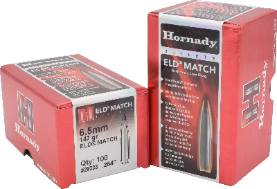 Hornady 6.5mm 147gr ELD-Match  #26333 - BLUE COLLAR RELOADING