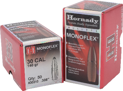 Hornady 30cal 140gr MonoFlex  #30310 - BLUE COLLAR RELOADING