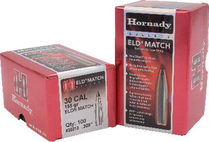 Hornady 30cal 155gr ELD Match #30313 - BLUE COLLAR RELOADING