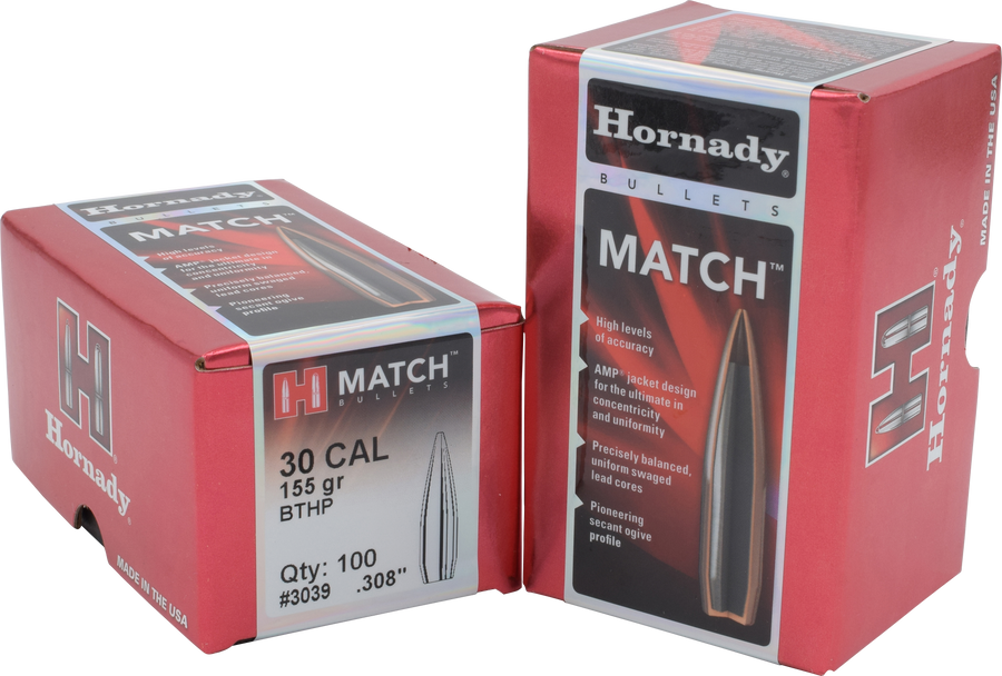 Hornady 30cal 155gr BTHP #3039 - BLUE COLLAR RELOADING