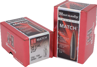 Hornady 30cal 168gr BTHP - BLUE COLLAR RELOADING