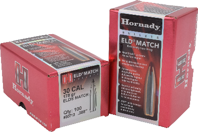 Hornady 30cal 178gr ELD-M  #30713 - BLUE COLLAR RELOADING