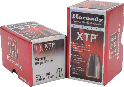 Hornady 9mm 90gr XTP  #35500 - BLUE COLLAR RELOADING