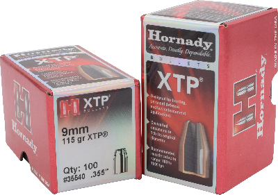 Hornady 9mm 115gr XTP #35540 - BLUE COLLAR RELOADING