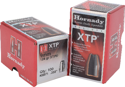Hornady 9mm 124gr XTP #35571 - BLUE COLLAR RELOADING