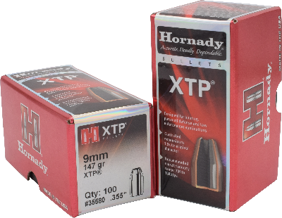Hornady 9mm 147gr XTP #35580 - BLUE COLLAR RELOADING