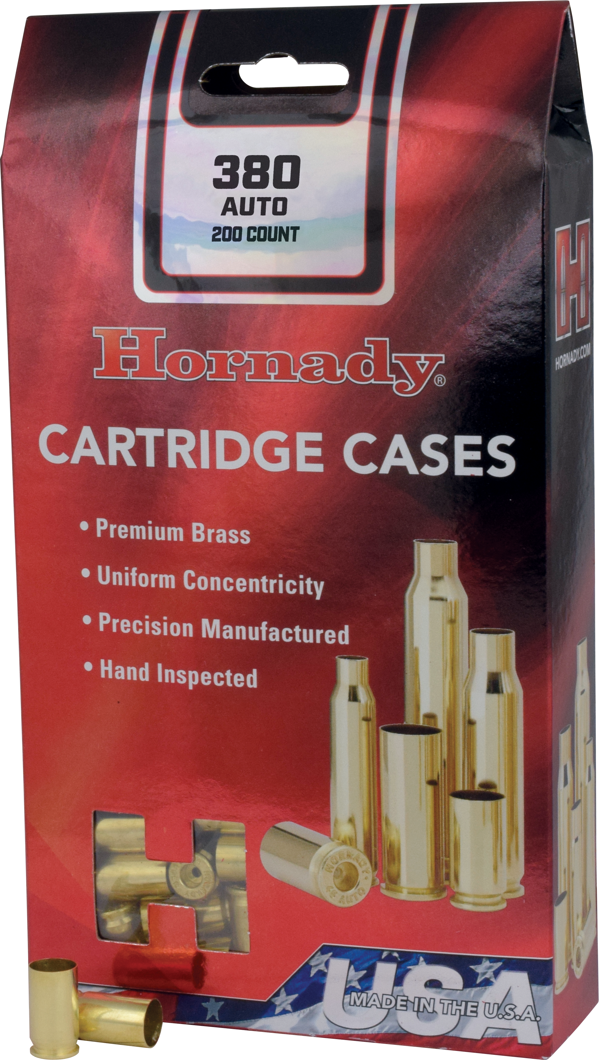 Hornady 380 Auto Brass #8710 - BLUE COLLAR RELOADING