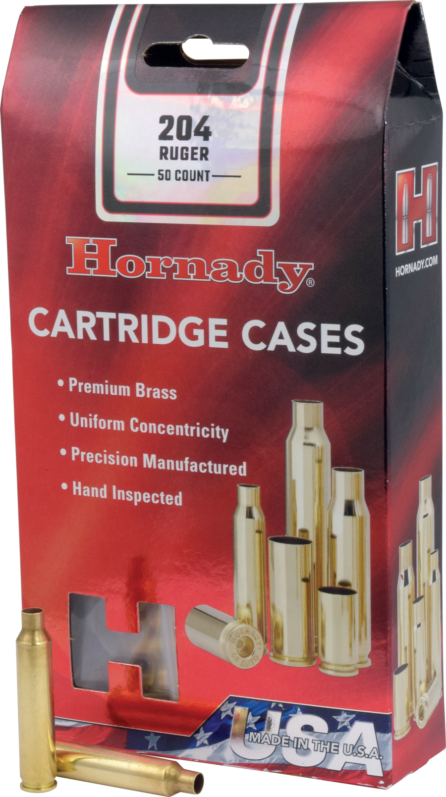 Hornady 204 Ruger Brass #8604 - BLUE COLLAR RELOADING