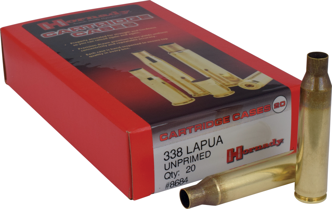 Hornady 338 Lapua Mag Brass #8684 - BLUE COLLAR RELOADING