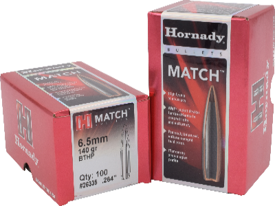 Hornady 6.5mm 140gr BTHP  #26335 - BLUE COLLAR RELOADING