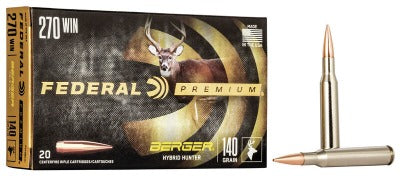 Federal 270 Win 140gr Berger Hybrid Hunter