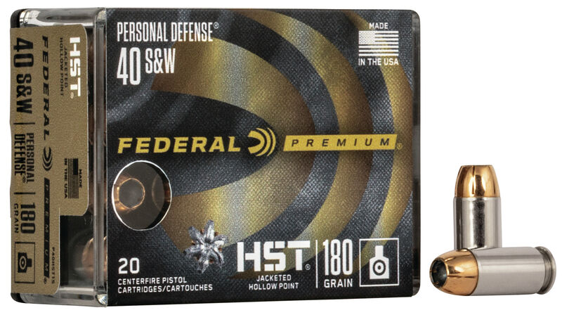 Federal Premium 40 S&W 180gr HST - BLUE COLLAR RELOADING