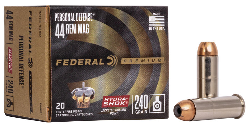 Federal 44 Rem Magnum 240gr Hyrda-Shok JHP