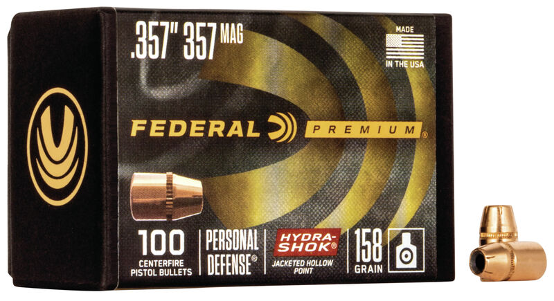 Federal Premium .357 Mag 158gr Hydra-Shok - BLUE COLLAR RELOADING