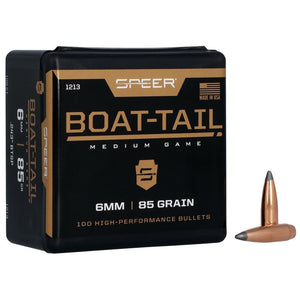 Speer 6mm 85gr Jacketed Soft Point Boat Tail #1213