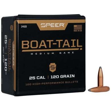 Speer 25cal 120gr Soft Point Boat Tail #1410