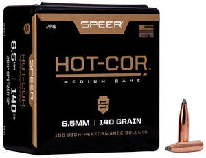 Speer 6.5mm 140gr Hot-Cor Spitzer Soft Point #1441