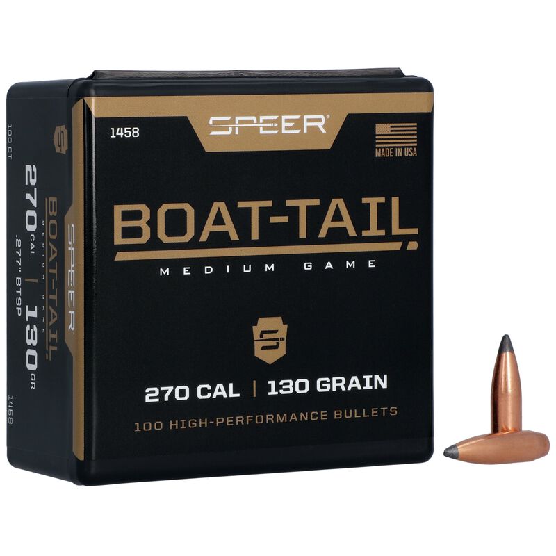 Speer 270cal 130gr Boat Tail Soft Point #1458
