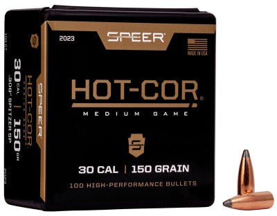 Speer 30cal 150gr Hot-Cor Spitzer Soft Point #2023