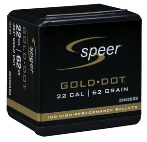 Speer 22cal 62gr Gold Dot Soft Point #22462GDB