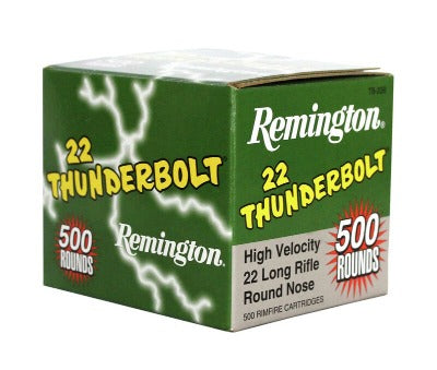 Remington 22LR Thunderbolt 40gr LRN (500ct)